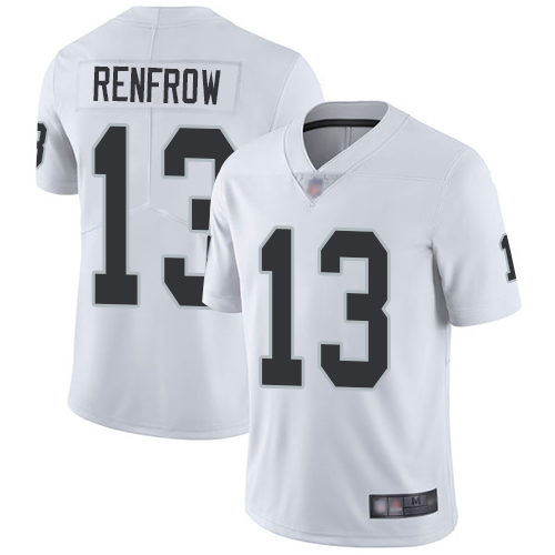 Men Oakland Raiders Limited White Hunter Renfrow Road Jersey NFL Football #13 Vapor Untouchable Jersey